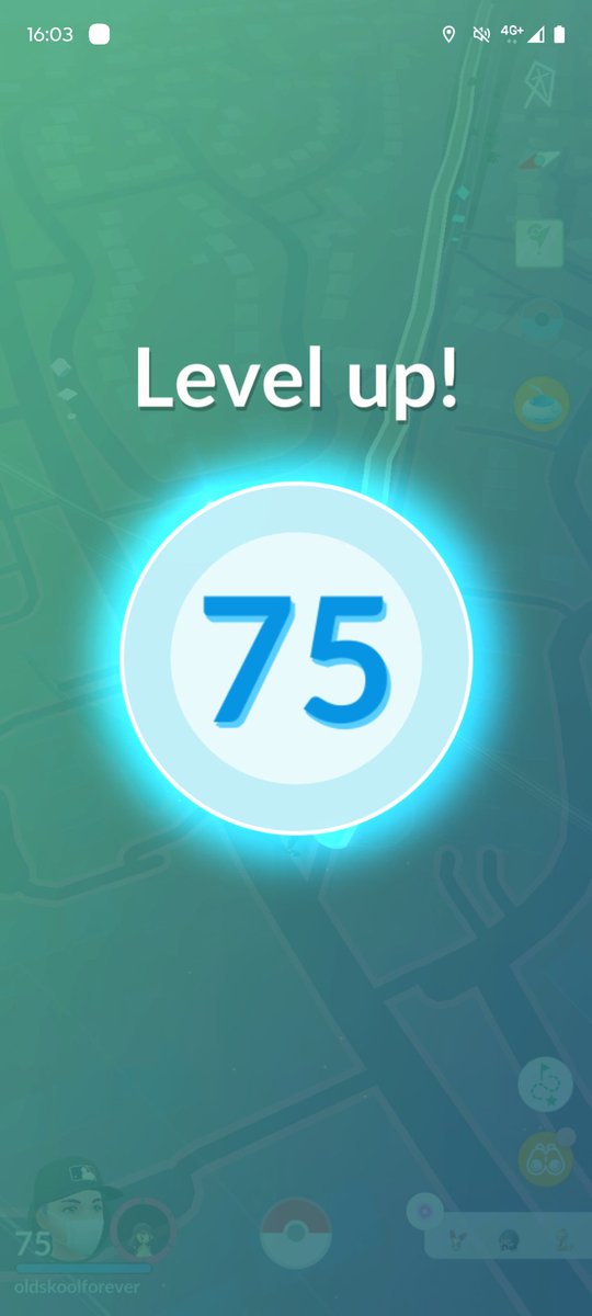 OldSkool4evr's tweet photo. Level 75 Let's goooo !! 🎉
#PokemonGO #PokemonGOfriend #PokemonGOfriends #Pokemon #TalesOfTransformation #Level75
#Level80 #ポケモンGO #ポケモン https://t.co/I5wRn29nks