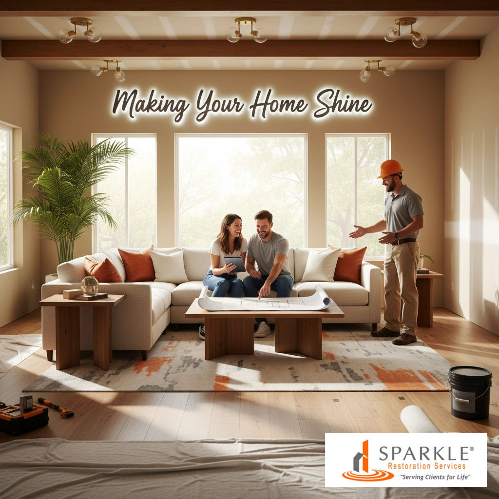 Sparkletweets's tweet image. 🏡 High mortgage rates got you staying put? You&apos;re not alone! SoCal families are remodeling for comfort &amp;amp; value. Ready to renew your space? Sparkle Restoration makes it easy! What project is on your wish list? #Remodel #SoCal #HomeUpgrade