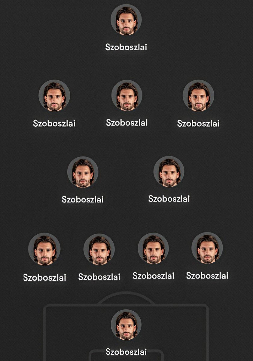 Hope this is everyone’s lineup for Sunday’s game

Any changes you'd make?