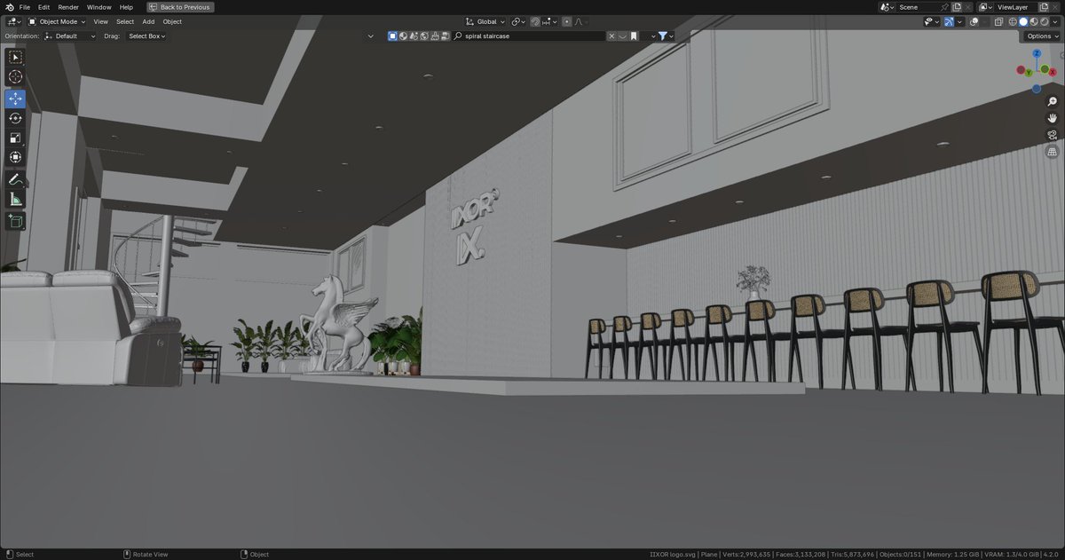 Blazebrandz's tweet image. Here goes viewport images for the environment of a product animation I am working on. I decided to go all out on the environment.. This will probably pass as both an archviz project and also a product animation project.
Excited for the next steps
#Blender3D #render #architecture