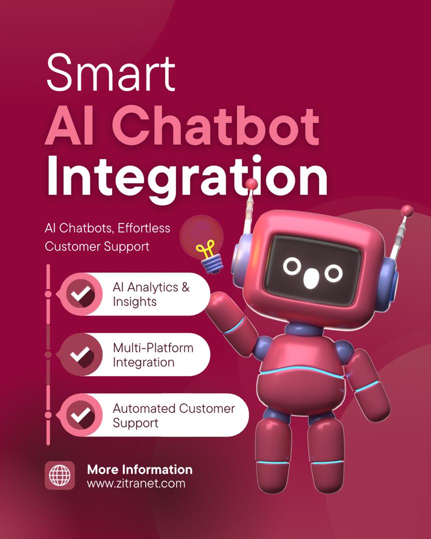 Zitranet_Tech's tweet image. Transform your business with smart automation.
Let Zitranet handle the heavy work while you focus on growth.

#Zitranet #BusinessAutomation #SmartWorkflows #DigitalSolutions #TechForBusiness #AutomationExperts #GrowWithZitranet #FreeConsultation