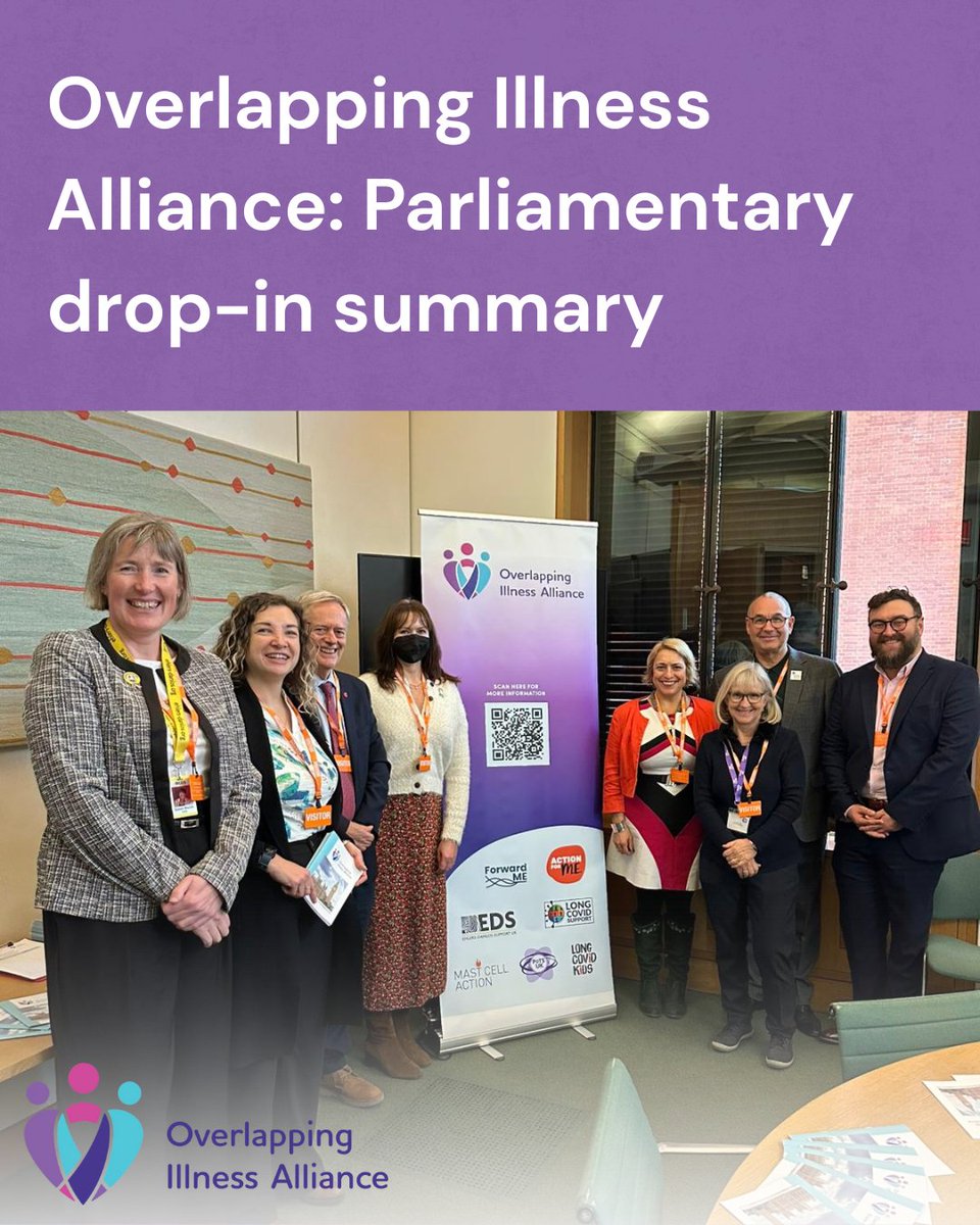 Over 50 MPs, Peers, and their colleagues attended the Overlapping Illness Alliance’s drop-in event in Parliament on Tuesday!

The event raised much needed awareness and understanding of the impact of the illnesses represented. Read more: ehlers-danlos.org/news/overlappi…