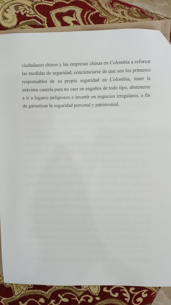 Tercer_Canal's tweet image. Compartimos el sorprendente comunicado de la Embajada China frente a las denuncias del informe de Ricardo Calderón en @NoticiasCaracol

La Embajada de China rechaza señalamientos contra empresario y advierte sobre impacto negativo en el clima de inversión.

Bogotá D.C. – A través…