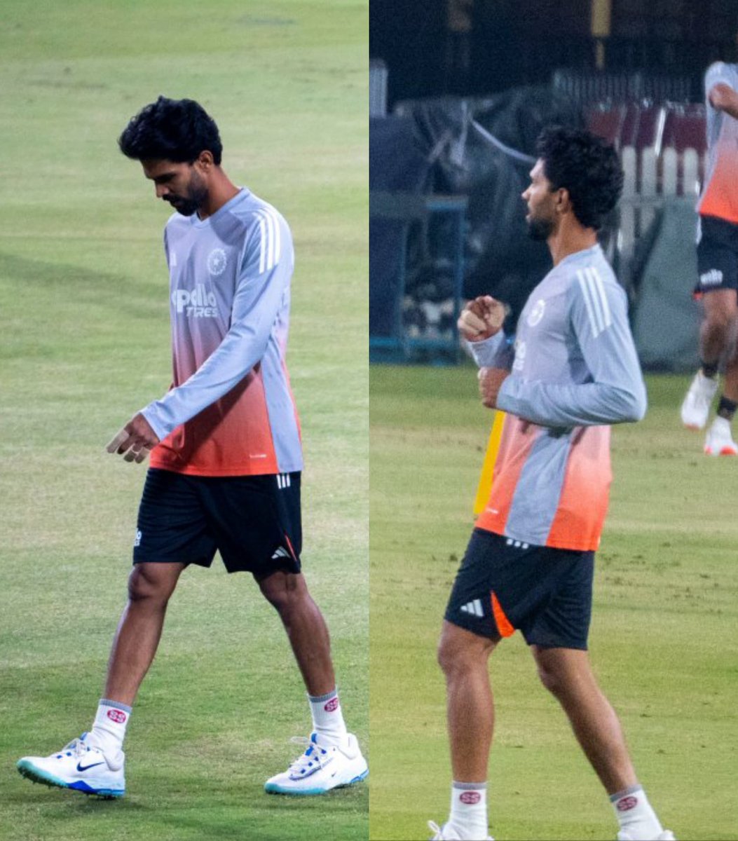 Glimpses of Ruturaj Gaikwad during practice session ahead of 1st ODI. 🇮🇳