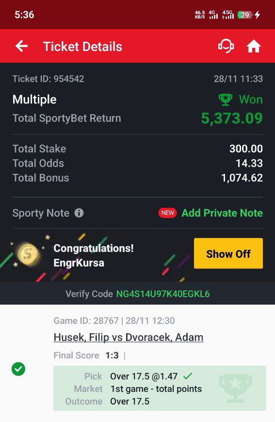 VecthorTips's tweet image. See winning tickets weh followers send me

Congratulations