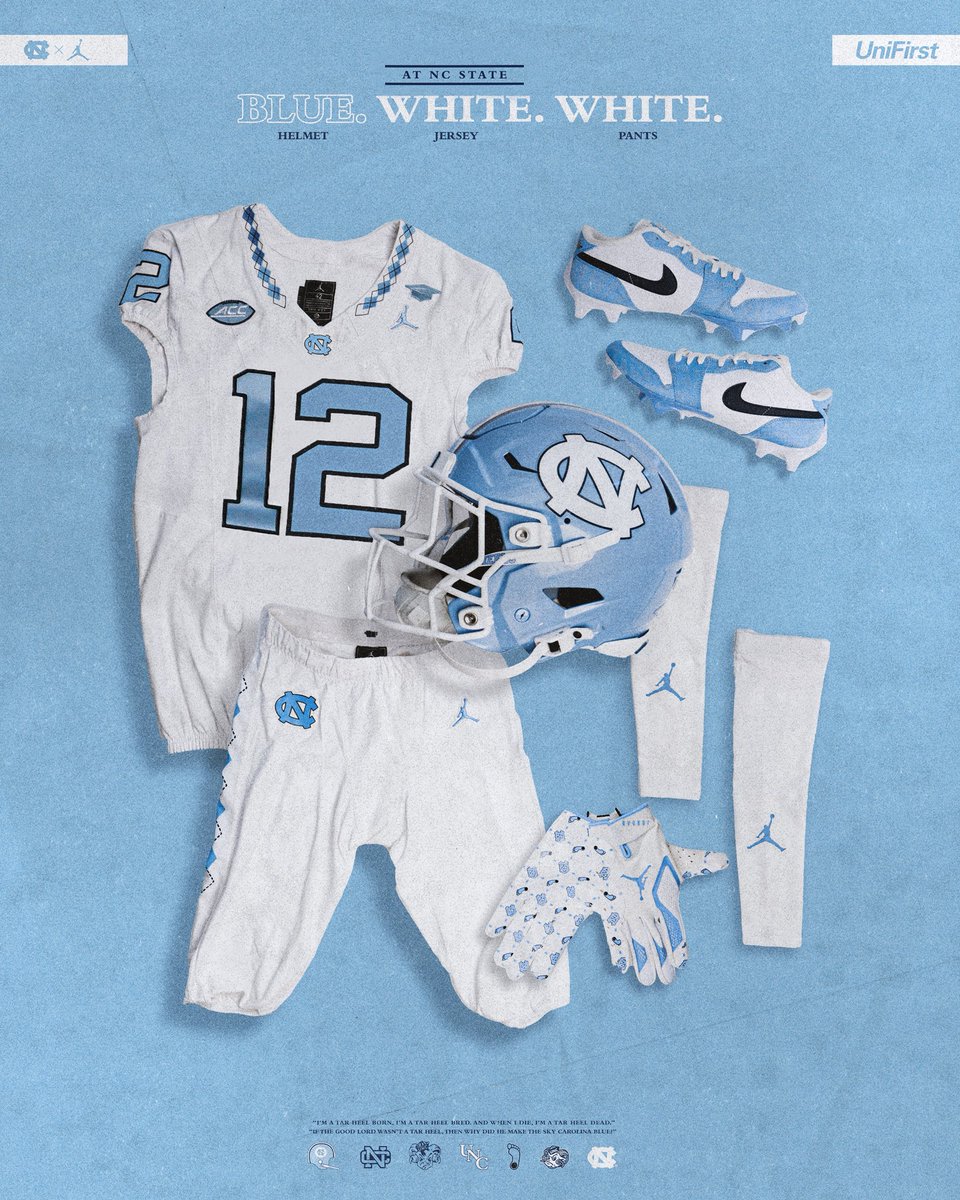 Blue, White, White, in Raleigh this week. 

❄️❄️❄️