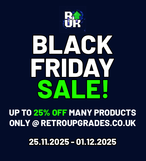 retroupgrades's tweet photo. Our Black Friday sale is still live and running until 1 December 2025 at 11:59pm GMT!
https://t.co/W5uyVddmfI
Some items have already sold out, so thank you to everyone who placed an order. We’ll be holding a restock sale on those products in December for anyone who missed out. https://t.co/9qqWbGZJss