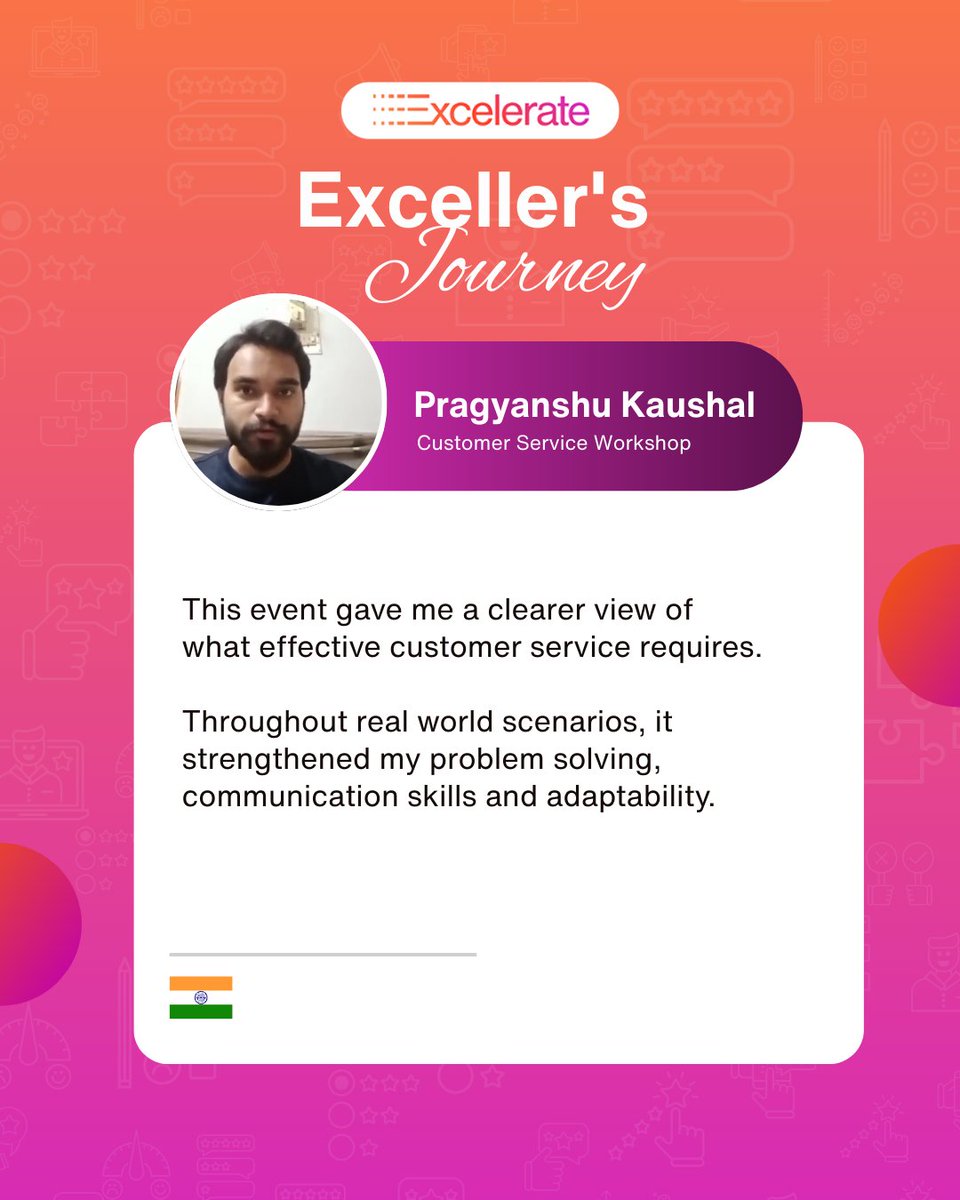 Excelerate_org's tweet image. 🚀 Hands-on experience beats theory.

At the Customer Service Simulation Event, learners boosted collaboration, adaptability, and problem-solving.

🌐Register today at tinyurl.com/yc3u3mdf and unlock your next opportunity!