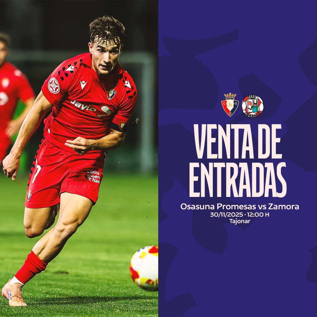 Osasuna_Tajonar's tweet image. 👇 Recuerda que en el &apos;Área del Socio&apos; puedes reservar tu entrada para el partido de este domingo en Tajonar.    

abonados.osasuna.es/abonado

#OsasunaPromesasZamoraCF