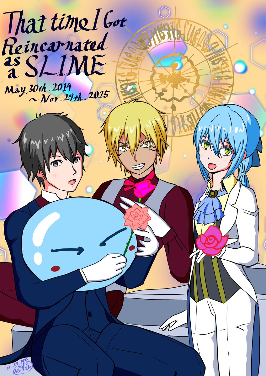 Z_te_mp's tweet image. #転スラ書籍11年の歩みに感謝をこめて

2015年、コミカライズで出会い。
今日この日まで、リアルタイムでこの作品を楽しむことができたことを嬉しく思います。

この作品を生み出してくださった伏瀬先生、みっつばー先生、そしてすべての関係者の方へ・・・

ありがとうございます。