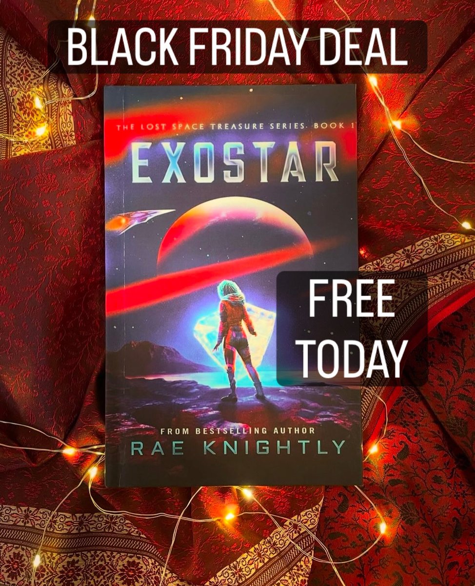 🔥BLACK FRIDAY DEAL🔥 EXOSTAR is FREE today! Start Trin Moonrise’s award winning adventures. 

"A gem of a book for sci-fi lovers."— READERS' FAVORITE ⭐️⭐️⭐️⭐️⭐️

EXOSTAR:
👉 amazon.com/dp/B0BKFYBP4V #BlackFriday #BlackFridaySale #freebooks #FreebieFriday #spaceopera #SciFiFri