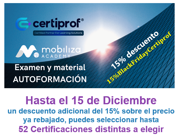 JorgeSanLo's tweet photo. 📍 https://t.co/O56unkWM7w
Incluye el material oficial Certiprof, simulador de examen y el acceso al examen oficial de certificación en modo online https://t.co/ImrSBTPyvZ