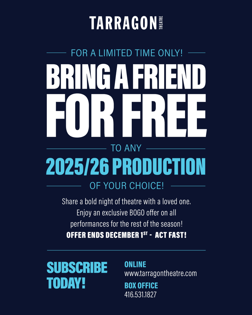 Tarragon Theatre tweet media