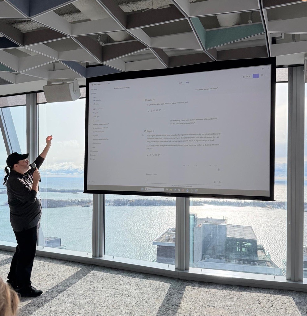 QueueAssociates's tweet image. 🙌Thrilled to have sponsored the @AICommEvent at @Microsoft HQ, Toronto! 

Our CTO Art Pugach, Director Lyon Wong &amp;amp; Sr. Consultant Jun Wang hosted a session on how @Microsoft365 @Copilot &amp;amp; agentic AI are transforming productivity.🤖 

#AI #MicrosoftCopilot #MicrosoftPartner