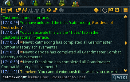 just got gm for the first time ever for the third time ever on my beautiful main