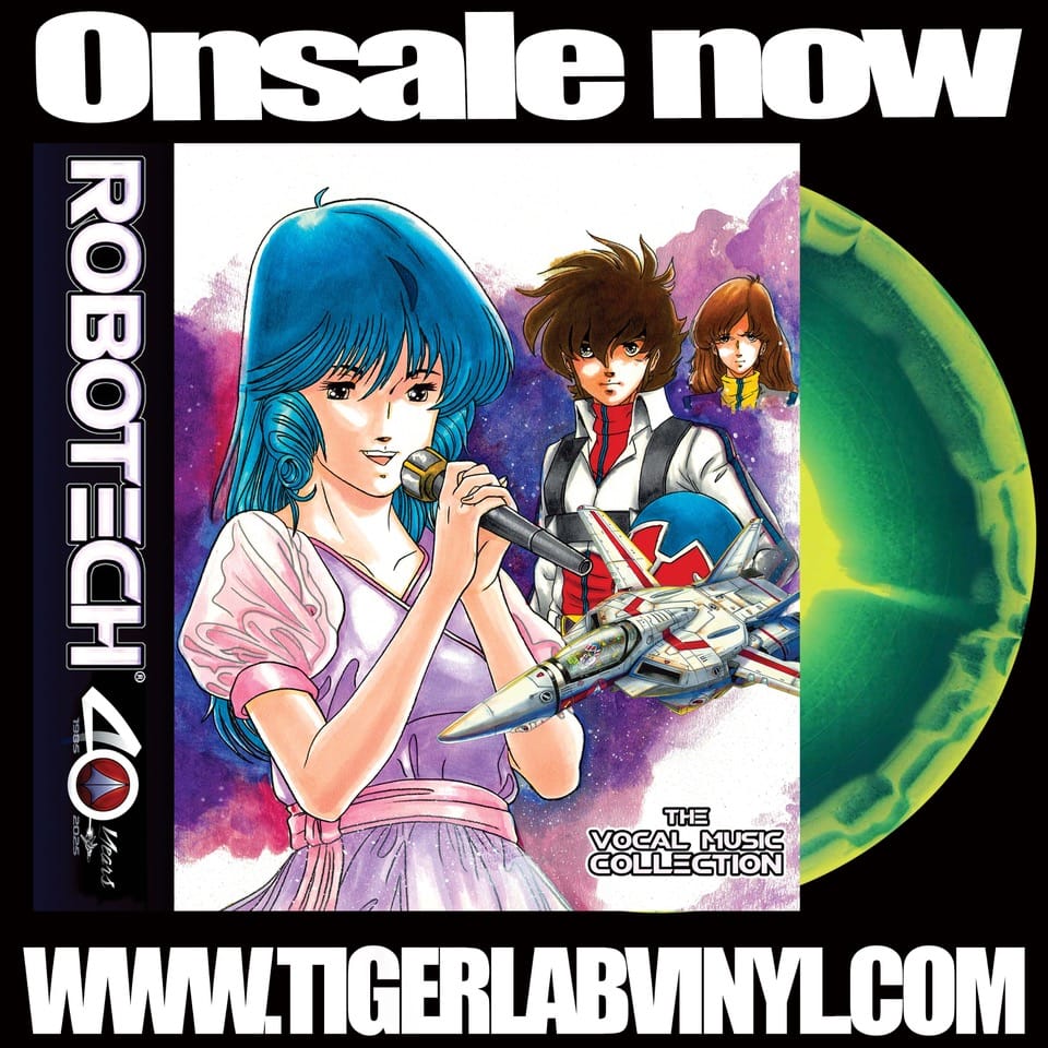 TigerLabVinyl's tweet image. We are back and kicking off this new era with an amazing #Robotech LP release from our pals @EnjoytherideRES . We have a beautiful Tiger Lab exclusive that will be shipping the second week of December.

On sale now at tigerlabvinyl.com #anime #vinyl #soundtrack #tigerlab