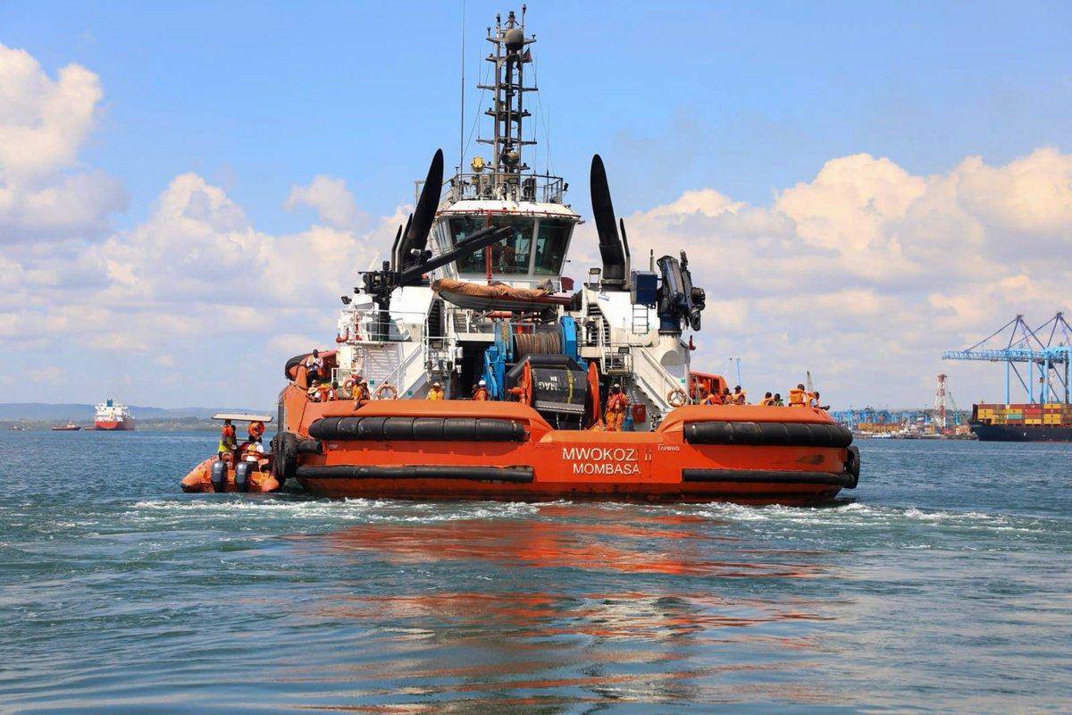 Kenya_Ports's tweet photo. The Kenya Ports Authority today led a multi-agency team in a major oil spill response drill. The exercise took place at the Port of Mombasa, reaffirming the authority’s commitment to upholding maritime safety and environmental protection within the port. 

 The exercise spanning the entire day demonstrated the Authority’s operational readiness, and capability to manage emergencies resulting from marine pollution control, with seamless coordination with other multi-agency teams.

 Speaking before the exercise, the Harbor master and general manager marine operations, Capt. Patrick Ondenyi, representing the Managing Director, Capt. William Ruto, emphasized significance of the exercise   to the port community, noting that oil spill management requires multi-faceted approach because of its complex in nature.

“Today’s initiative strengthens confidence among shipping lines, oil terminal operators, and the wider business community, while protecting livelihoods tied to the blue economy and reinforcing port’s position as a trusted maritime hub,” he remarked.

The drill was conducted at the Kipevu Oil Terminal with key participation of the other government agencies and stakeholders, notably the Kenya Maritime Authority, Kenya Navy, Kenya Pipeline Company (KPC), and other partners.  It was coordinated under the Oil Spill Mutual Assistance Group (OSMAG), a renowned consortium of oil terminals, shipping lines, and regulators that pools resources for joint pollution response.

During the exercise, KPA deployed tugboats and pilot boats, critical assets that enhance Kenya’s marine pollution response capability. These drills play a crucial role in fulfilling Kenya's obligations under MARPOL, activating the National Oil Spill Contingency Plan, and safeguarding sensitive coastal ecosystems.