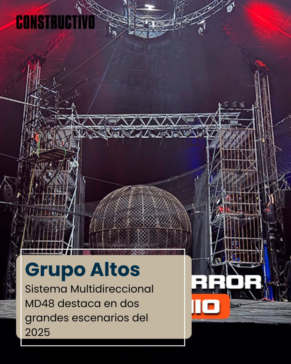 constructivoweb's tweet image. 📌 Construcción + innovación: MD48 de Grupo Altos al servicio de la obra peruana
El sistema modular multidireccional MD48 es sinónimo de flexibilidad, seguridad y eficiencia en obras de todo tipo. Una apuesta clara por la modernización del sector.
✅ Más: acortar.link/RXpH2a