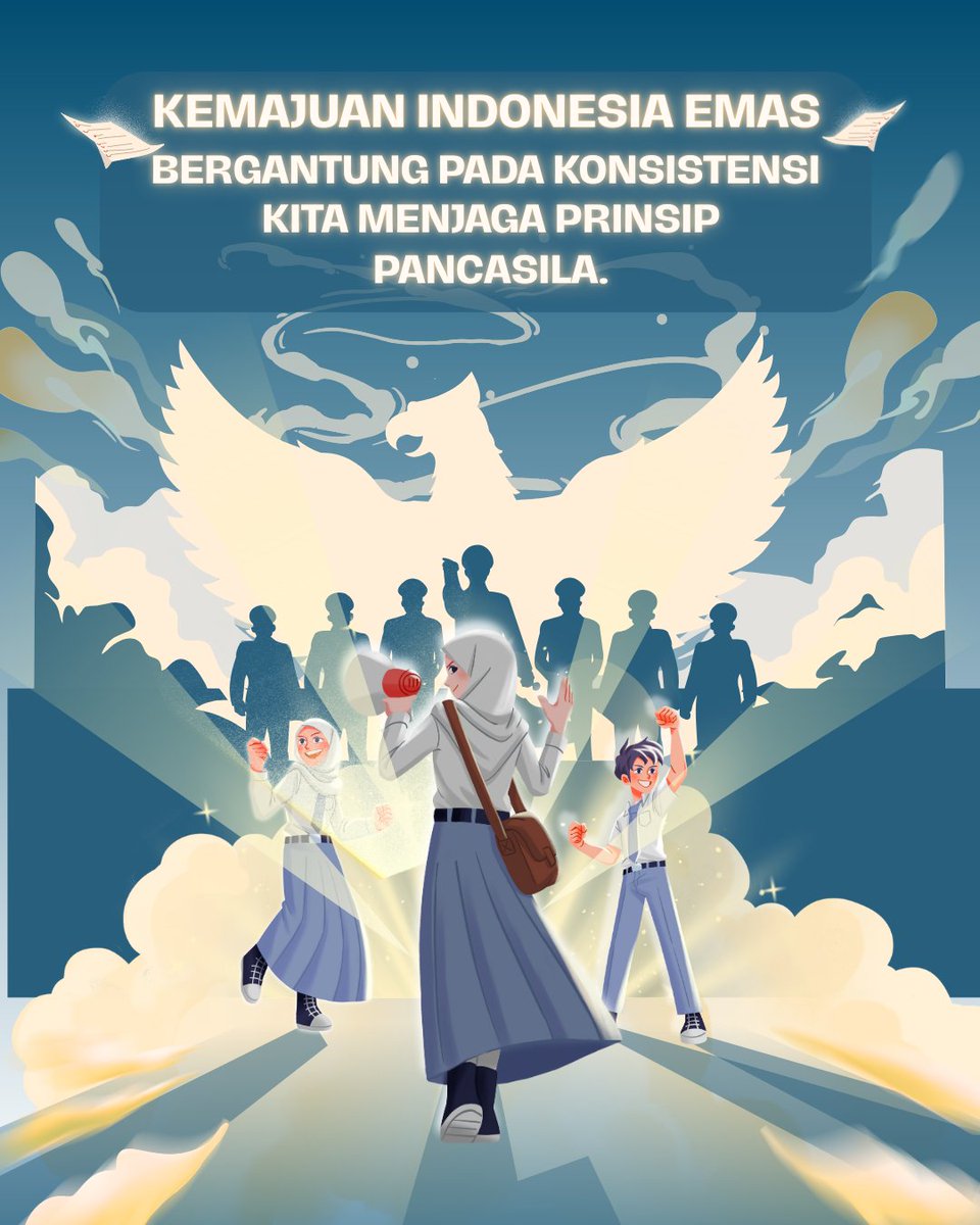 Valll444444's tweet photo. "Konsisten menjaga pancasila" 
#LaCasaDeAlofoke2 #時をかける少女 #StrangerThings5 #2025MAMA #2025MAMAVOTE #IndonesiaEmas2045 #pancasila #MAMAAWARDS #indonesiaviral #kemajuan https://t.co/RbxYsKi0JN