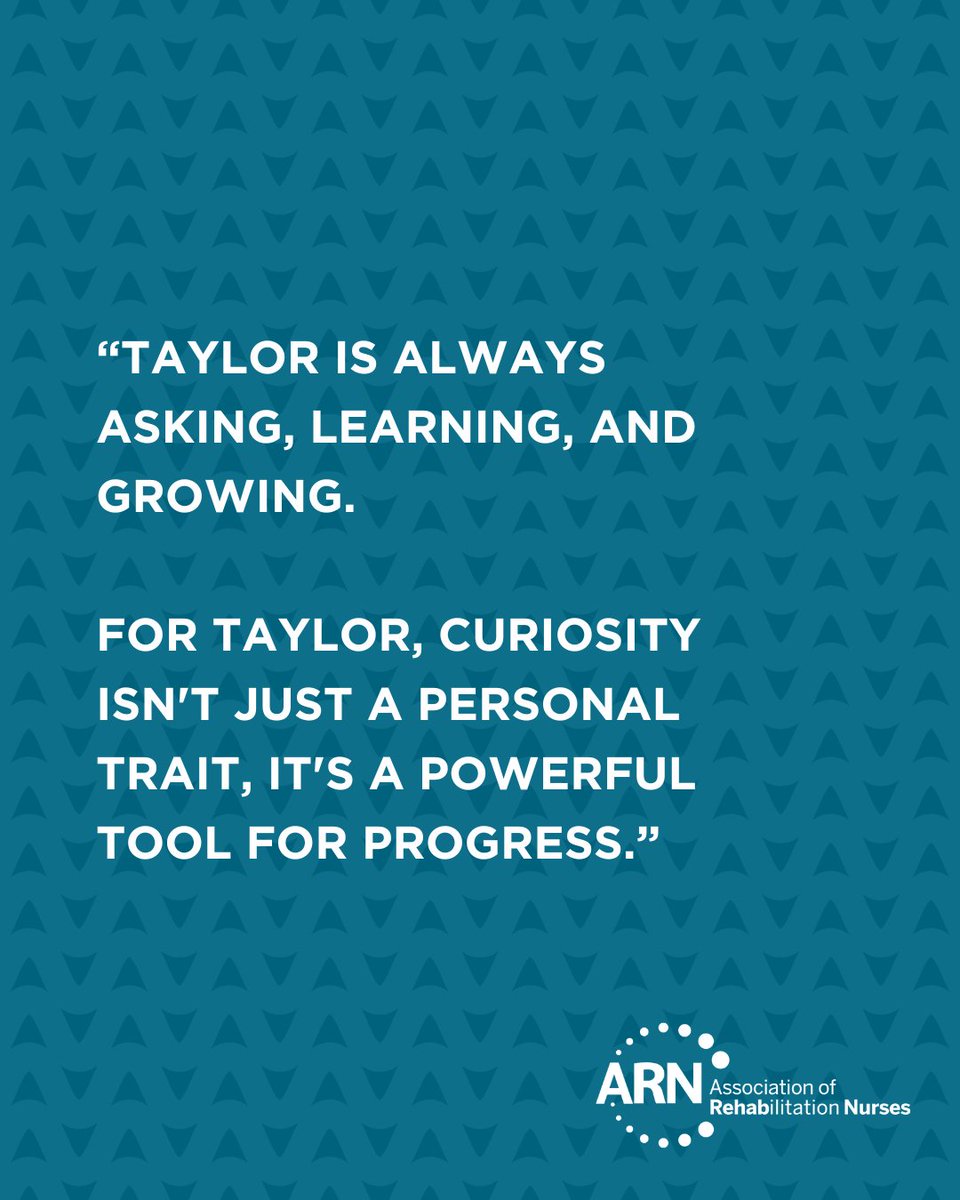 Every patient’s success story has a hero behind it. For Taylor Stallworth, MSN RN CRRN, it’s asking, learning and curiosity that make all the difference.🫶🥹

Connect with over 4,000+ active rehab nurses on the Member Circle: membercircle.rehabnurse.org