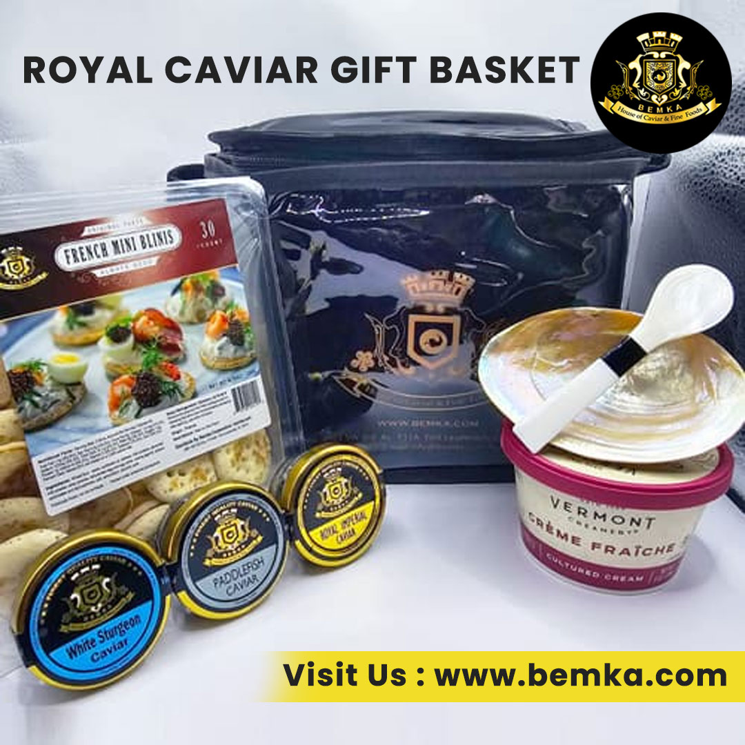 Bemka25's tweet photo. Discover unique flavor of premium #WhiteSturgeon #caviar in this spectacular gift set, which includes our signature #RoyalImperial #Ossetra, Premium White #Sturgeon &amp; #PaddlefishCaviar, plus all you need to savor it right out of the box – crème fraiche and French-style blinis. https://t.co/OVE6FlpLv7