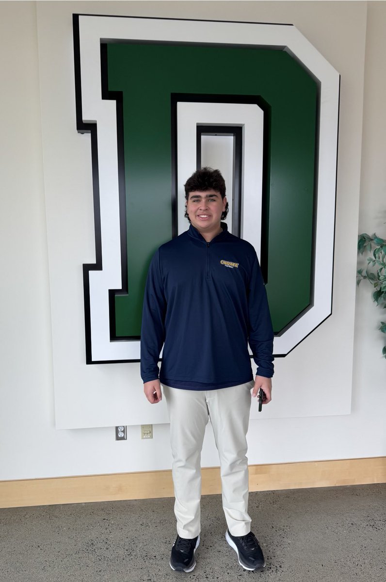 Thank you <a href="/coachirishodea/">Danny O'Dea</a> <a href="/coachkeithclark/">Keith Clark</a> and <a href="/Coach_McCorkle/">Sammy McCorkle</a> for having me back to Dartmouth this week. Great conversations and energy on my second visit. Learned a lot about the program and culture. <a href="/coach_spinnato/">Coach Spinnato</a> <a href="/CRHFootball/">Choate Rosemary Hall Football 🐗</a> <a href="/brendancahill_/">Brendan Cahill</a> <a href="/Coach_JMcCarthy/">James McCarthy</a>