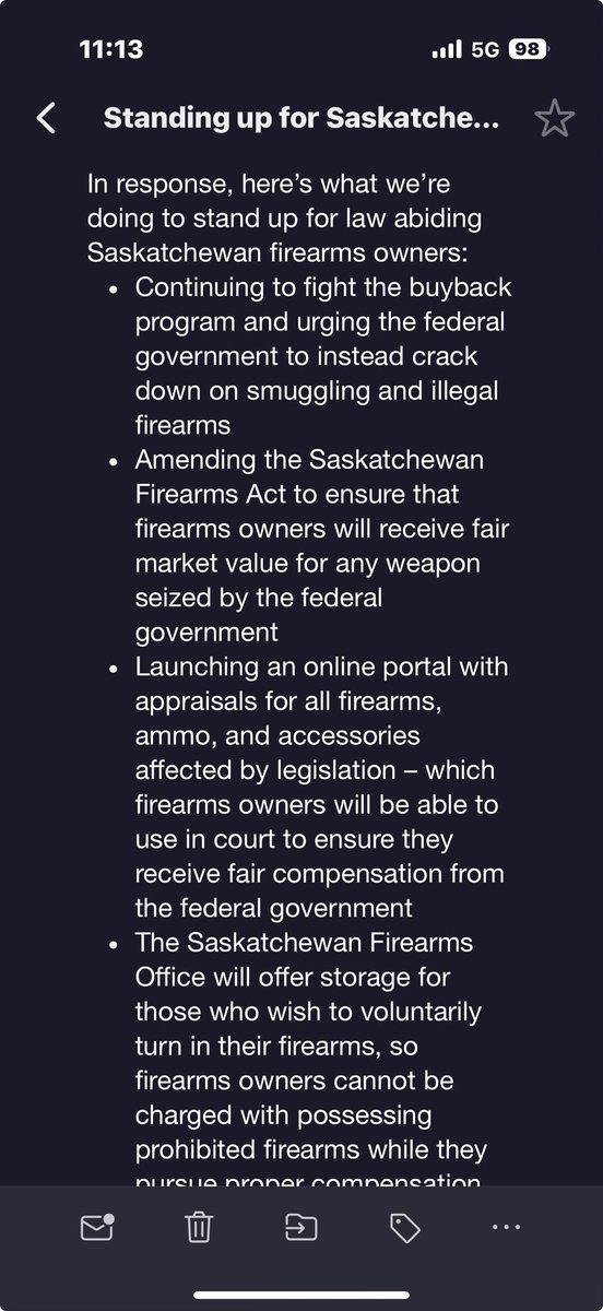 The <a href="/SaskParty/">Saskatchewan Party</a> has sold us out. They should be protecting our rights, not cooperating with the illegal federal gun ban. Fight the buyback? How exactly? Liars one and all. Fair price? Fuck you. Come and take it.