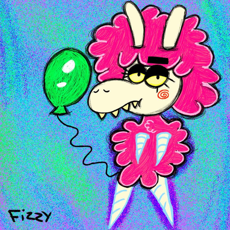 Cotton Candy 🤡 #furryart #furrygirl