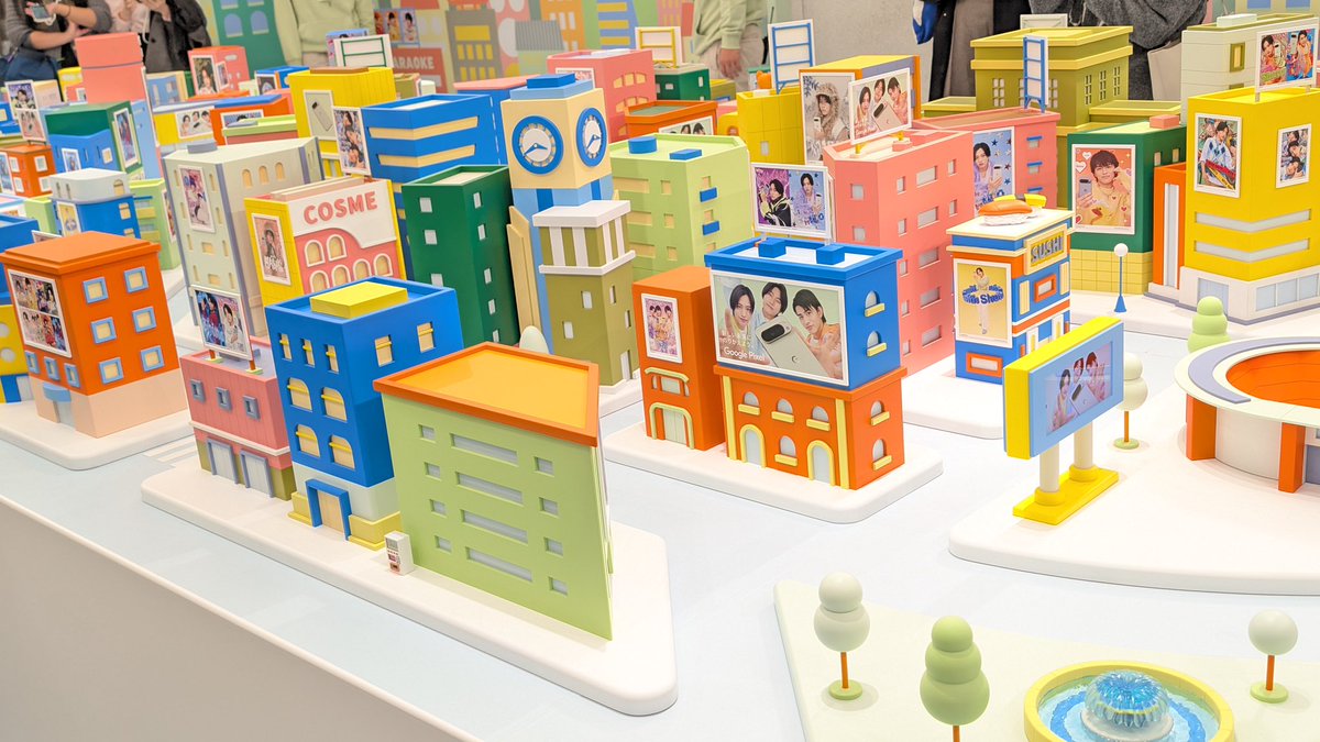 shinotime8's tweet image. Google pixelさんの無料イベントに参加させて頂きました！
実際に機種を触らせて頂きジオラマの中のポスター写真を撮る体験、楽しかった🤍
あっちもこっちも可愛い空間で幸せでした。

#timelesz #Googlepixel
#篠塚大輝 #猪俣周杜 #橋本将生