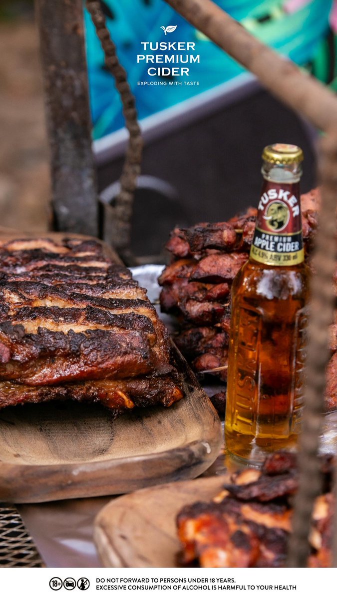 MBU's tweet photo. From the grill to the chill, flavour that brings everyone together..
#TuskerCider #ExplodingWithTaste #Meatings2025 https://t.co/CLgORmEpCF