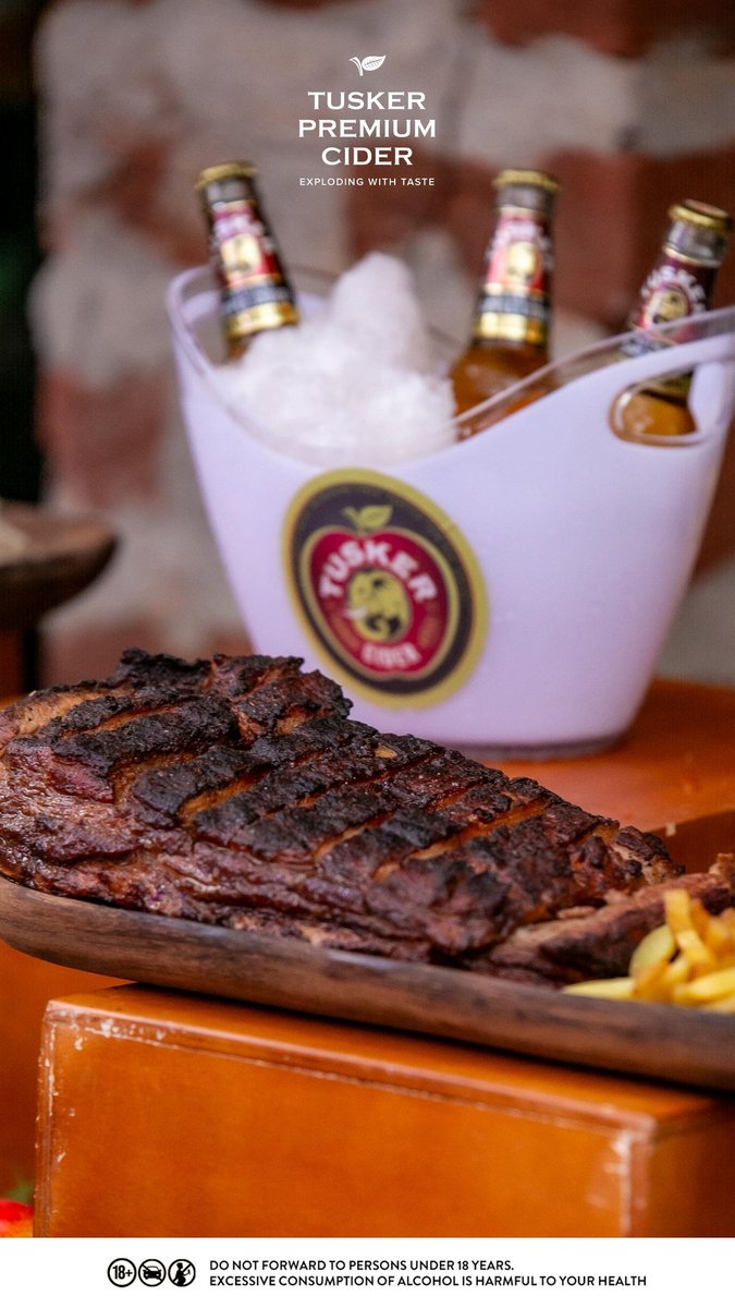 MBU's tweet photo. From the grill to the chill, flavour that brings everyone together..
#TuskerCider #ExplodingWithTaste #Meatings2025 https://t.co/CLgORmEpCF