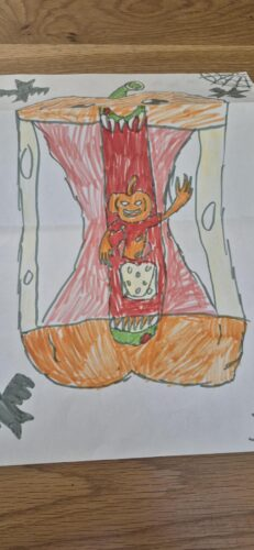 The children at playcentre have been having lots of fun over the Autumn term. They held a drawing competition for the best Halloween pictures.

Competition lucky winners:
Asheena - Olive class
Mohamed O - Palm class
Kaan - Cedar class
Ayaz T - Maple class
