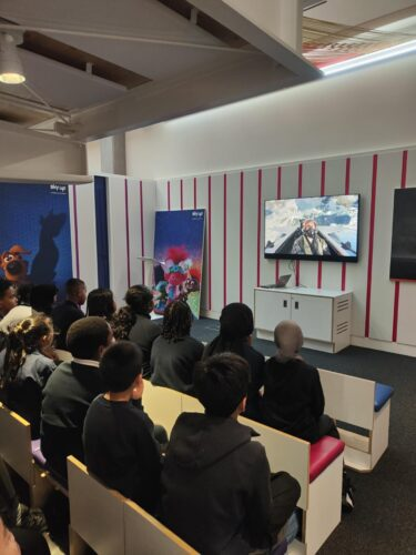 On Tuesday, some lucky year 5 and 6 Hidden Heroes got to visit Sky Studios. While they were there, they saw Sky News and Sky Sports News being filmed, they had a tour of the amazing buildings and best of all the children were able to film their own news report!