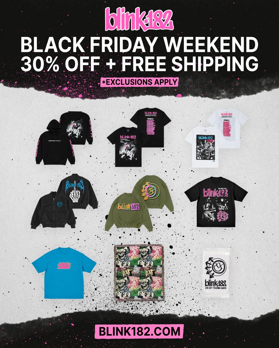 blink182py's tweet image. Black Friday en blink182.com