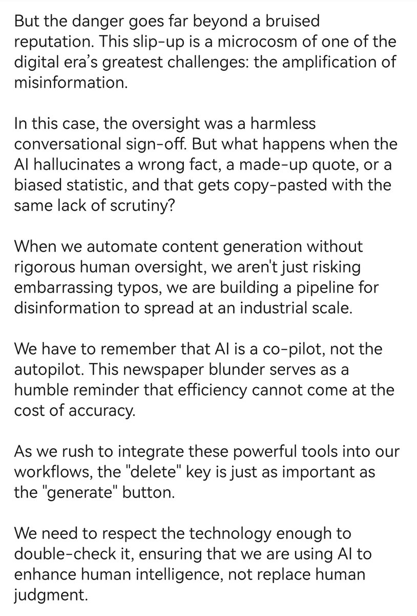 HigenyiSimonKas's tweet image. We should observe and exercise the highest level of human oversight and judgement. Or else we are likely to witness rising ethical issues that threaten our reputational &amp;amp; integrity.
#legal #reputation #integrity #AI