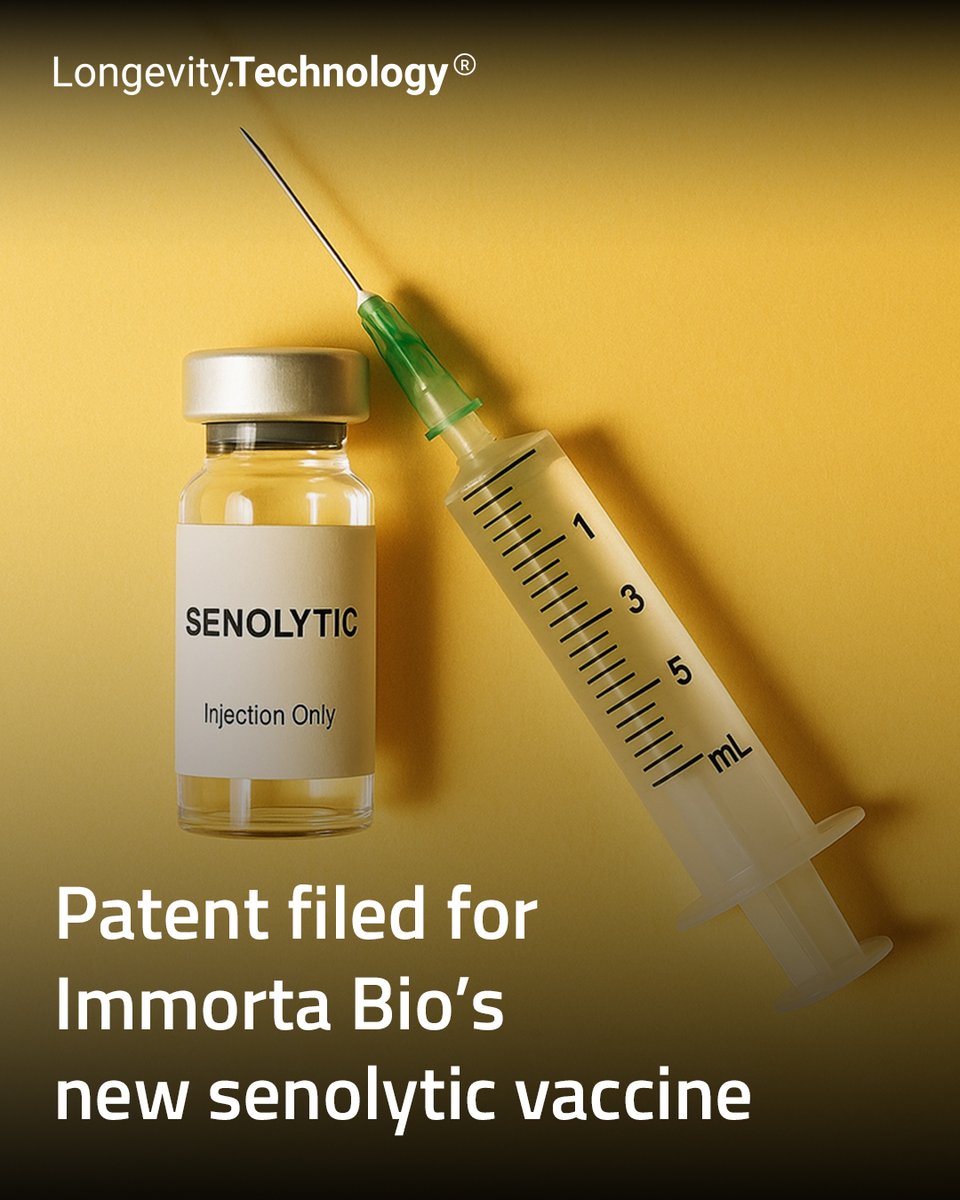 LongevityTech's tweet image. Bold new senolytic immunotherapy targets aging at its roots – with early data suggesting wide-reaching longevity and anti-cancer potential.

longevity.technology/news/patent-fi…

#longevity #biotech #aging #immunotherapy #senolytics #innovation