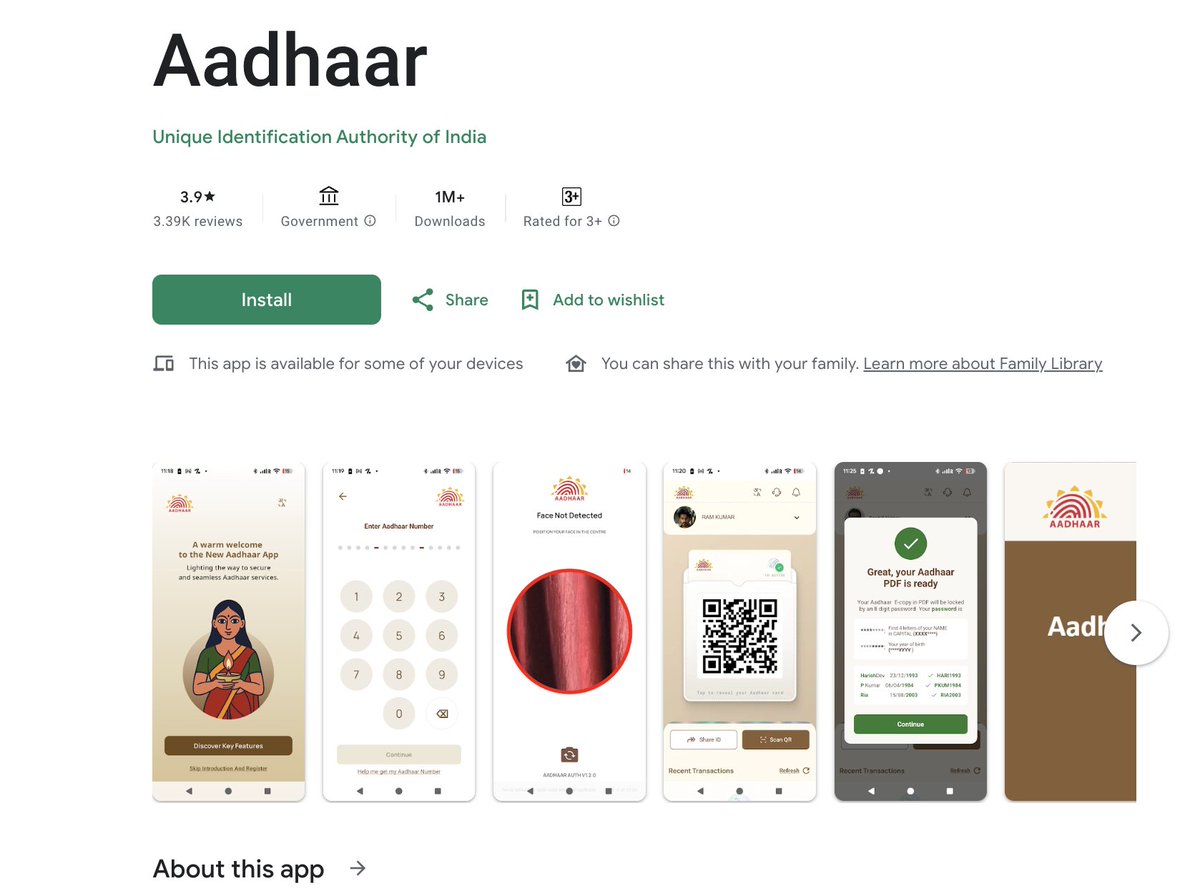RahulNandiX's tweet photo. @MeghUpdates ✅ OTP + Face Authentication
✅ Zero queues
✅ UIDAI official feature

No more Aadhaar center visits! 🎉

#Aadhaar #DigitalIndia #UIDA https://t.co/UnCRHKeiRB