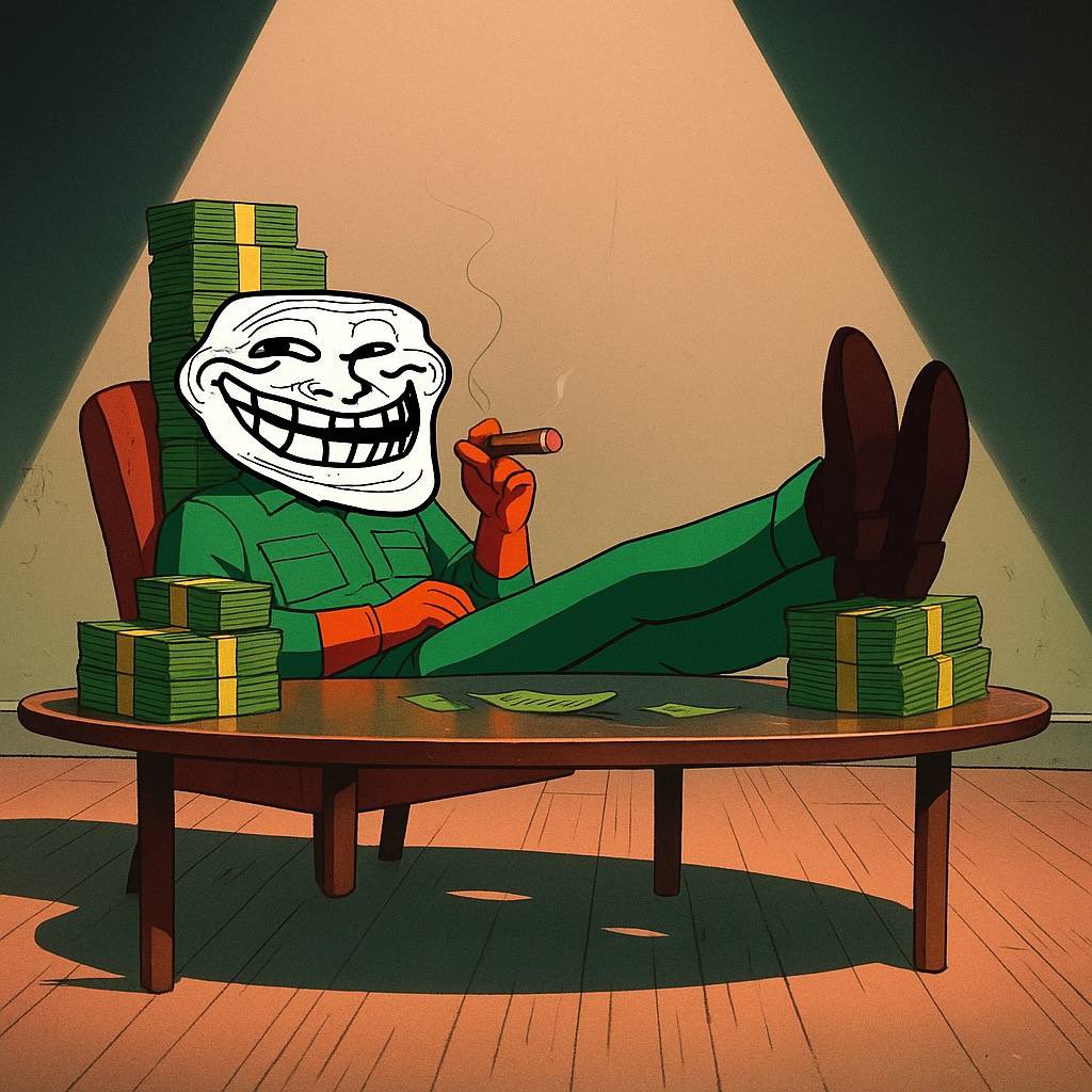 _Shadow36's tweet image. The Father of Internet Memes.

$troll