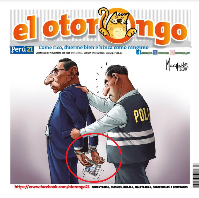 ¿Se preguntan por qué no fue esposado el corrupto, miserable genocida y vulgar ladrón Martín Vizcarra? ¿Será por alguna ra$ón... <a href="/PoliciaPeru/">Policía Nacional del Perú</a> <a href="/MininterPeru/">Ministerio del Interior 🇵🇪</a>? 🤔👇