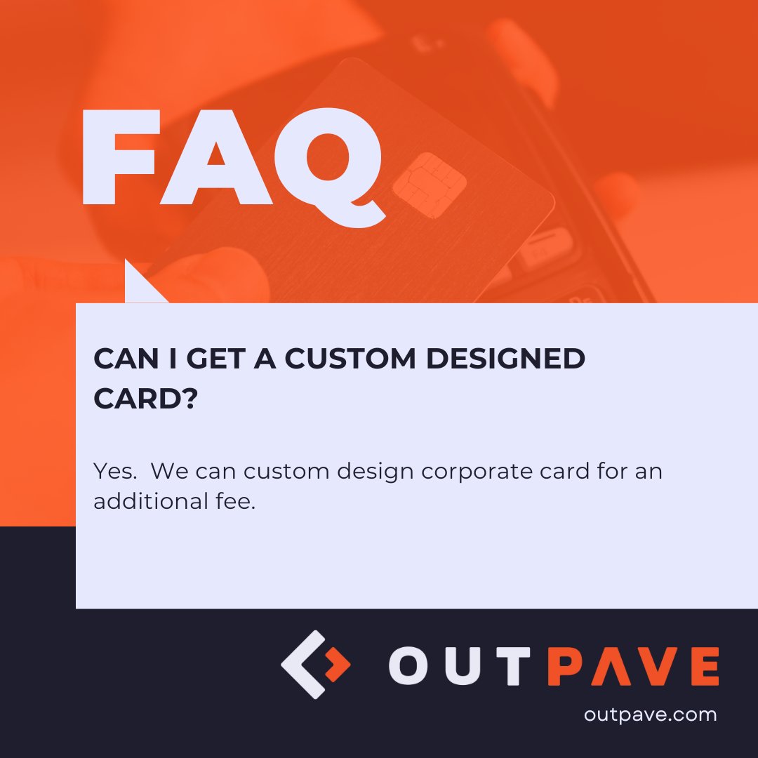 outpave's tweet image. Happy Friday! (Remember those Black Friday deals don&apos;t go on the corproate card!)

#faqfriday #friday #faq