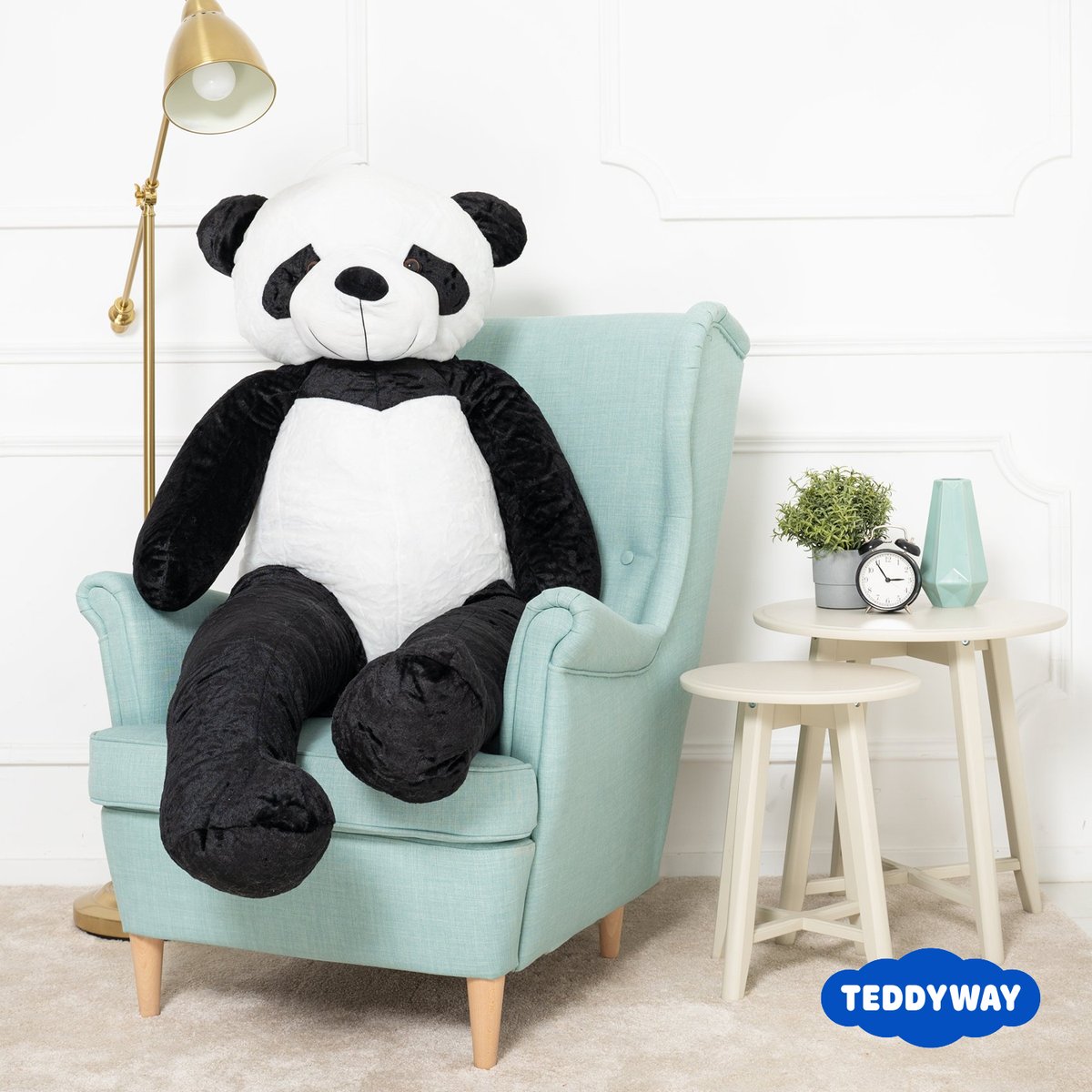 Fluffy black-and-white, calm hearts, and panda-soft cuddles. 
Find out more: teddyway.com