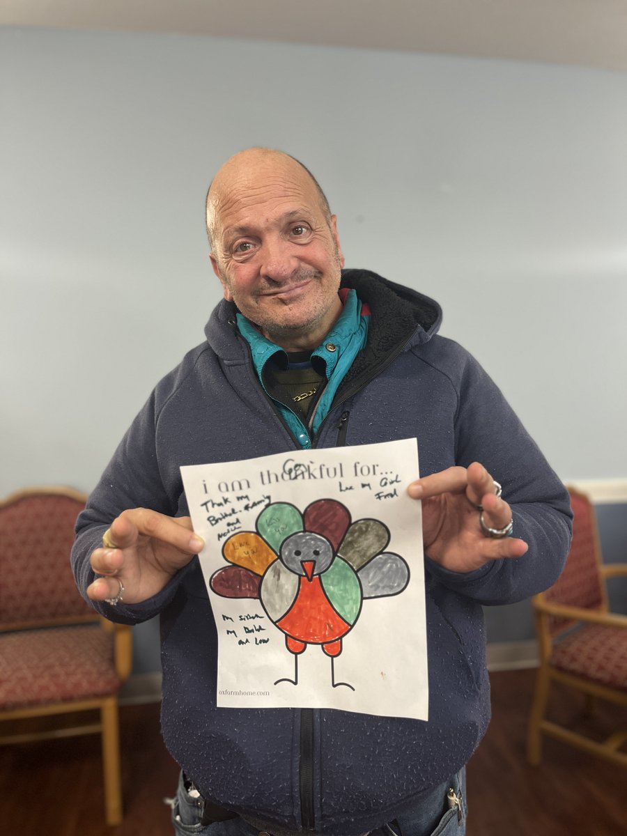 NextStepHC's tweet image. West Newton Healthcare had a lot to be thankful for according to their turkeys, including their beautiful family lunch earlier this week! 🖍️🦃 #thankful #family #community