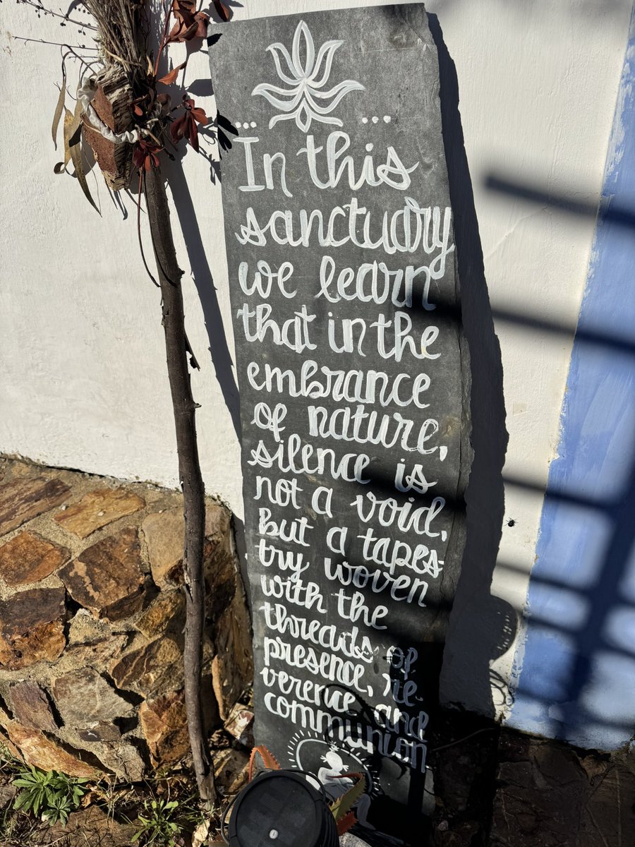 drrickbarnett's tweet image. In the sanctuary, we learned that in the end, embrace of nature, silence is not a void, but a tapestry woven with the threads of presence, reverence, and communion.