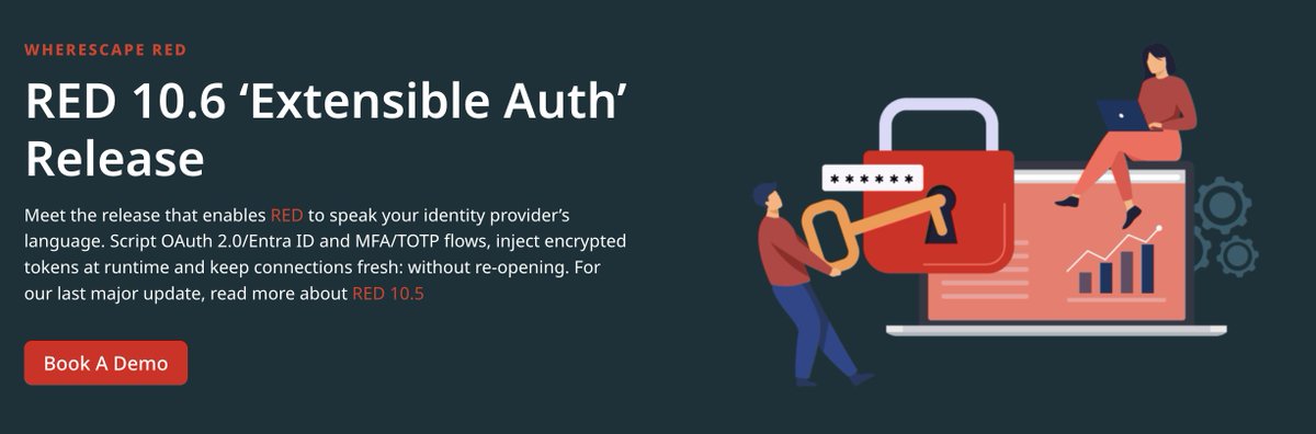 wherescape's tweet image. When drivers can’t handle modern sign-in, WhereScape RED 10.6 can. Bring your OAuth/Entra ID + MFA/TOTP flow, keep connections fresh, and stay relentlessly focused on delivery instead. 🤩

Learn more: ow.ly/S5FI50XpYHo 

#MFA #Metadata #Automation