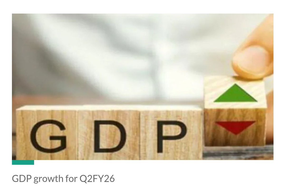 PremRaj81800354's tweet image. India’s #economy grows at a six-quarter high of 8.2% in #Q2

The reading was higher than poll of economists, which #projected 7.3 percent growth.
#ZeroGSTMeinSuperPlan