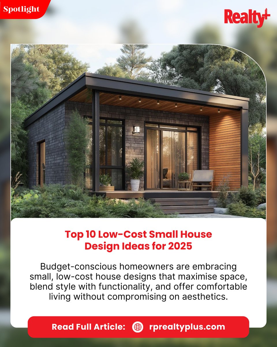 RPRealtyPlus's tweet image. Smart, compact, and stylish 2025’s small-home trends show you don’t need a big budget to live beautifully. Multifunctional layouts, clever storage &amp;amp; indoor–outdoor flow make every sq. ft. count.

Read the full story on: rprealtyplus.com/news-views/top…

#SmallHouseDesign #BudgetHomes