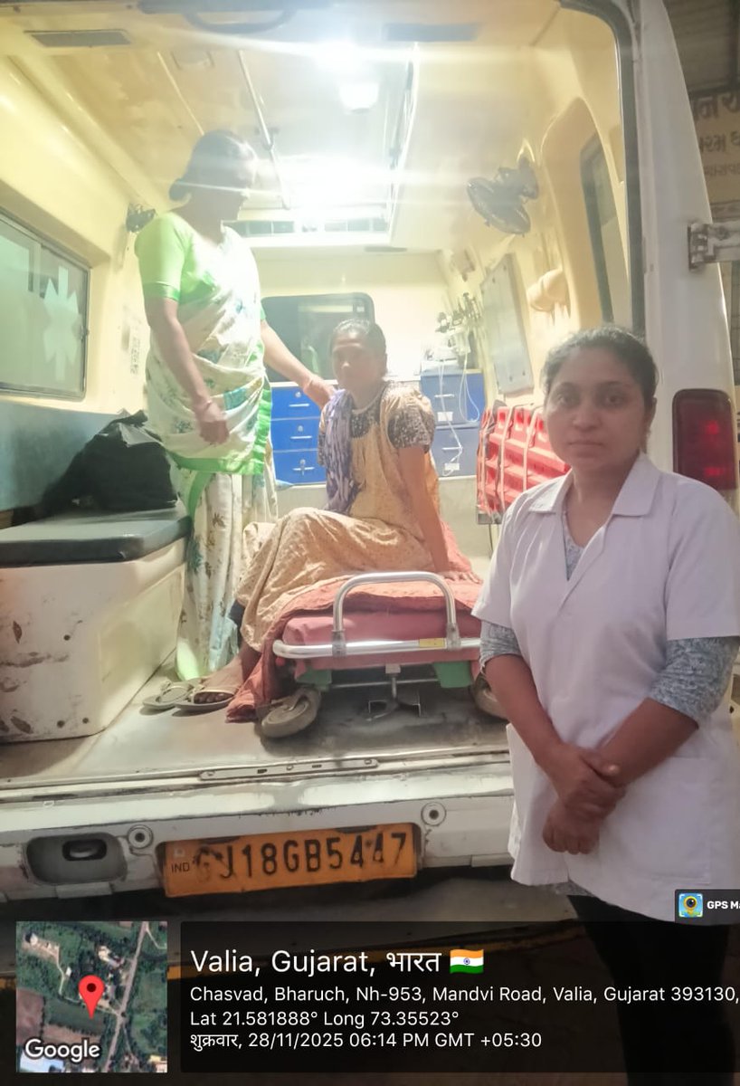 thonetrang77417's tweet image. 🇮🇳🏥
#ANC
#REFFER 
#JHAGADIYA 
#ZAGDIA 
#SEWARURALHOSPITAL 
@108 #CARE #EMERGENCY 
#HIGHRISK #Netrangtaluka #chc #phc #aam
  
#આરોગ્યટીમ દ્વારા #જોખમીસગર્ભામાતા ને #108મારફતે #સેવારૂરલહોસ્પિટલઝગડિયા #રીફર.....

@Bharuch_Health
@CMOGuj
@HealthDeptGuj @InfoGujarat @thonetrang77417