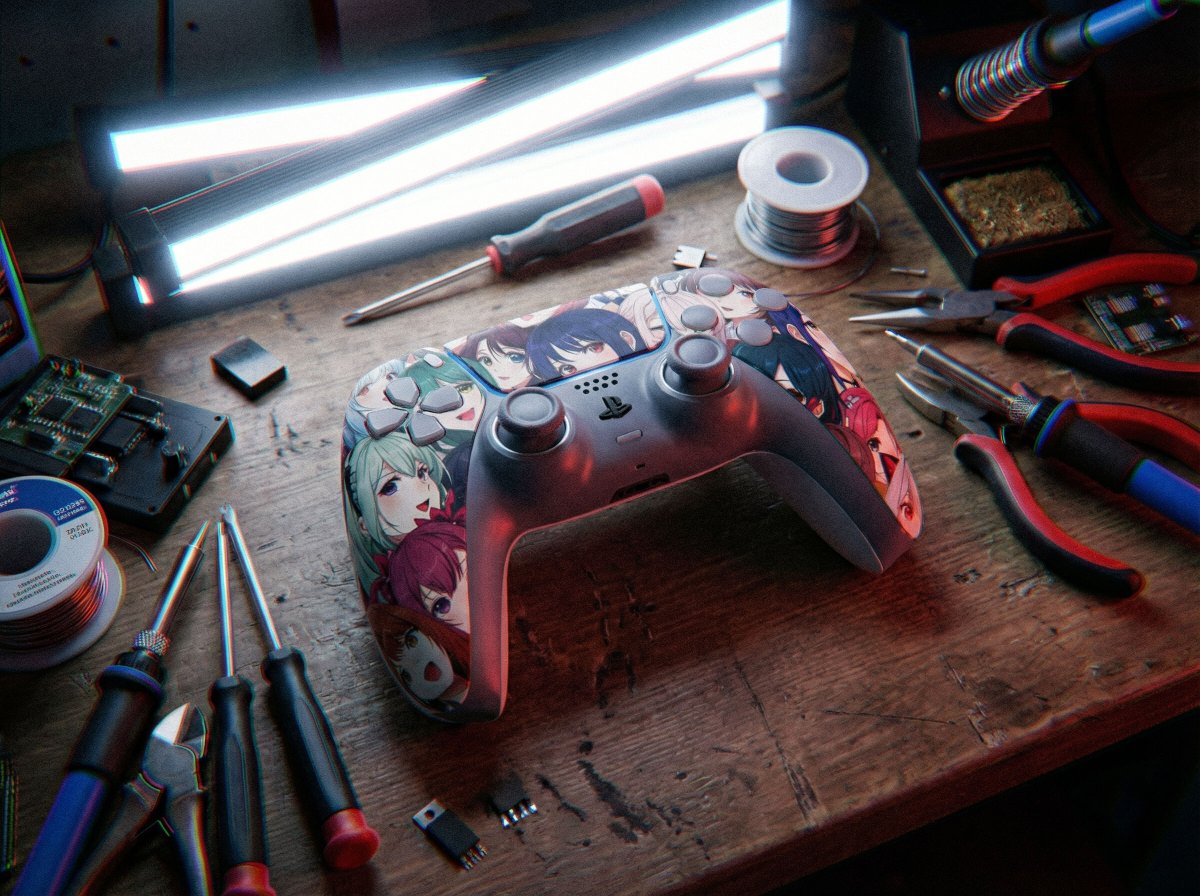 CinchGaming's tweet image. Waifu Party 

#customcontroller #ps5