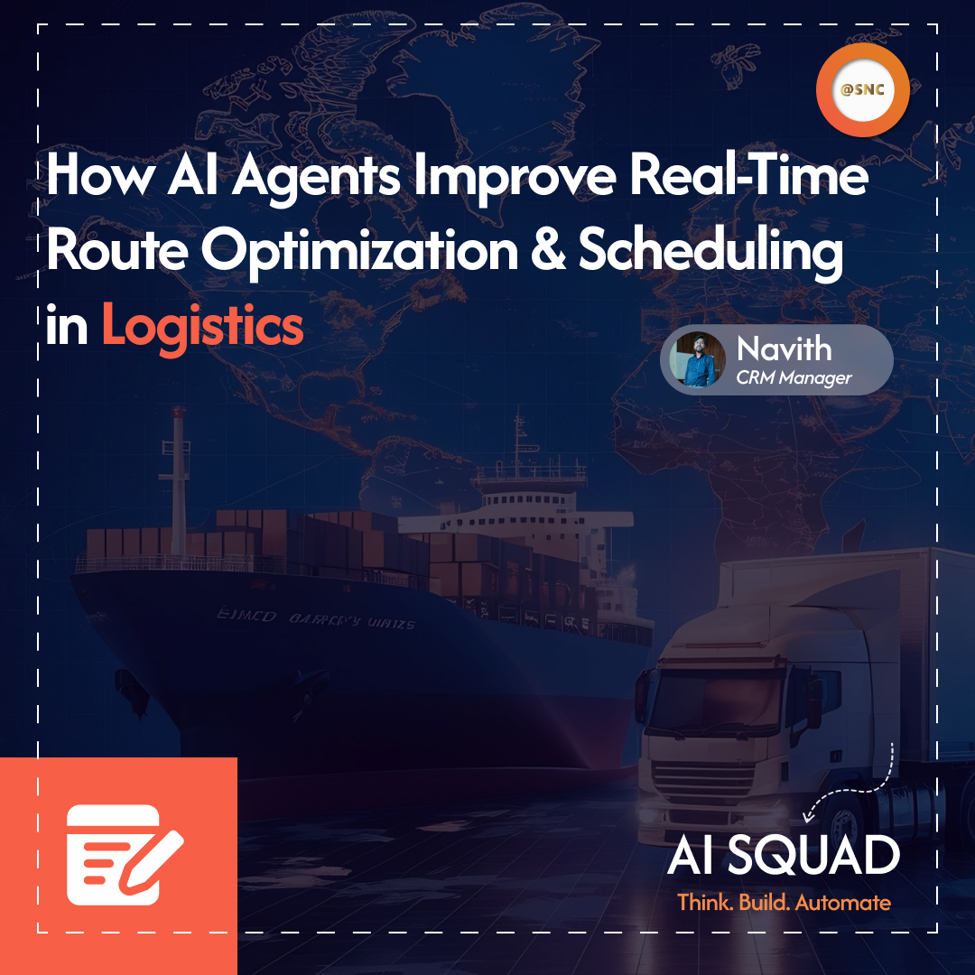 SNCoffice's tweet image. The biggest challenge in logistics today is unpredictability.

AI agents adapt instantly—optimizing routes, preventing delays &amp;amp; reducing fuel waste.

A smarter, faster, safer logistics future is here.
asncuniverse.com/blog/ai-agents… 

#AIAgents #Logisticstech
