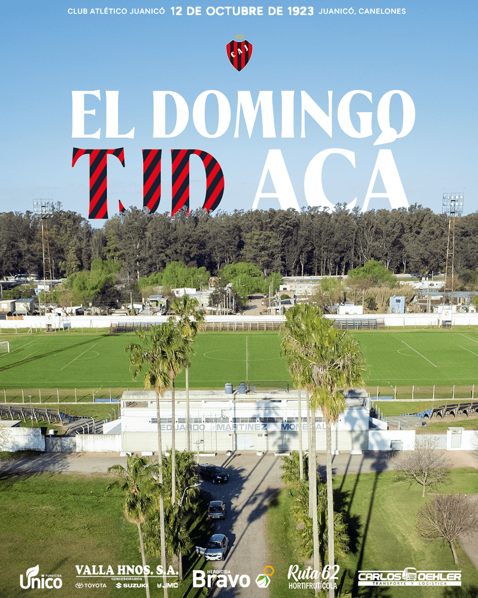 🙌 𝐕𝐎𝐋𝐕𝐄𝐌𝐎𝐒 𝐀𝐋 𝐌𝐈́𝐓𝐈𝐂𝐎 de la ciudad. 

Nos vemos el domingo ahí rojinegros 🔴⚫️